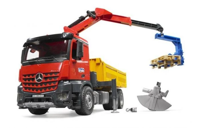 Bruder 3651 MB Vrachtwagen Arocs Met Palletkraan 7 Bruder 3651 MB Vrachtwagen Arocs Met Palletkraan - Afbeelding 5