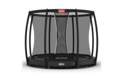BERG Champion InGround 270 Grijs + Veiligheidsnet Deluxe