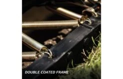 BERG Elite FlatGround Trampoline Sports 380 Grijs -Buitenspeelgoed Winkel berg trampoline elite flatground 330 cm grijs met airflow pro springmat 1