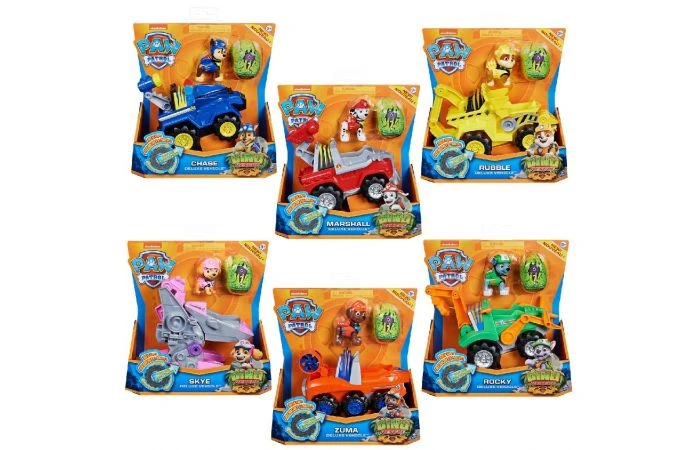 Paw Patrol Dino Rescue Themed Vehicles 3 Paw Patrol Dino Rescue Themed Vehicles