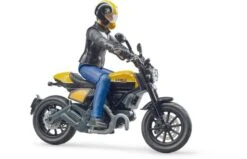 Bruder 63053 Scrambler Ducati Full Throttle Met Chauffeur -Buitenspeelgoed Winkel bruder bworld ducati scrambler met rijder 63053 2