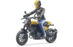 Bruder 63053 Scrambler Ducati Full Throttle Met Chauffeur -Buitenspeelgoed Winkel bruder scrambler ducati met bestuurder u63053