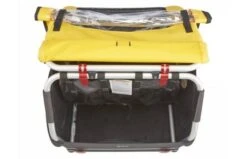 Fietskar Burley Bee Double -Buitenspeelgoed Winkel burley bee kinder fietskar 2 kinderen geel zwart 677147 5 l