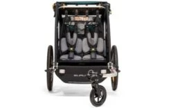 Fietskar Burley Encore X -Buitenspeelgoed Winkel burley encore x fietskar 2 kinderen zwart turquoise 617957 2 l