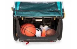 Fietskar Burley Encore X -Buitenspeelgoed Winkel burley encore x fietskar 2 kinderen zwart turquoise 617957 508590 l