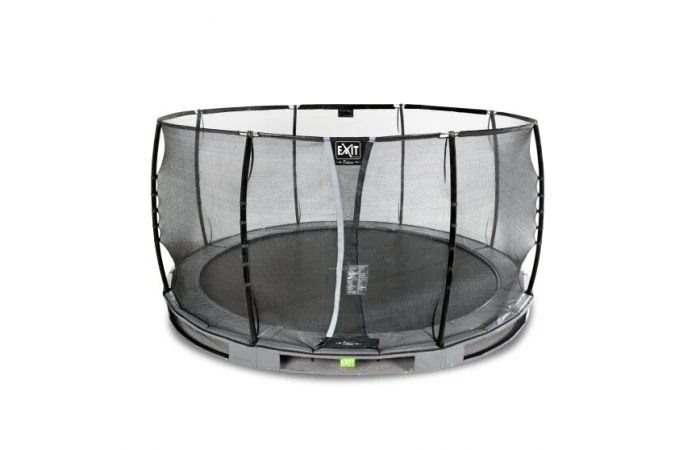 EXIT Elegant Premium Inground Trampoline Met Deluxe Veiligheidsnet 427 Grijs 4 EXIT Elegant Premium Inground Trampoline Met Deluxe Veiligheidsnet 427 Grijs - Afbeelding 2