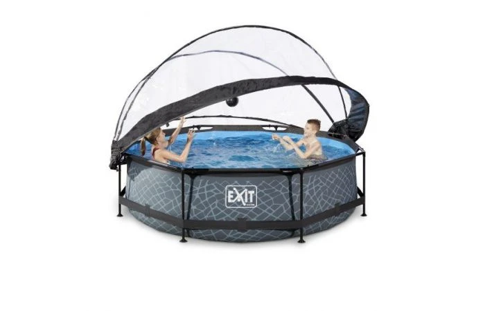 EXIT Zwembad ø300x76cm Met Overkapping En Filterpomp 6 EXIT Zwembad ø300x76cm Met Overkapping En Filterpomp - Afbeelding 4