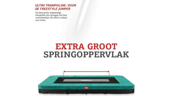 BERG Ultim Favorit InGround 280x190 Zwart + Veiligheidsnet Comfort 8 BERG Ultim Favorit InGround 280x190 Zwart + Veiligheidsnet Comfort - Afbeelding 6