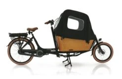 VOGUE Carry 2 Elektrische Bakfiets Zwart/Bruin -Buitenspeelgoed Winkel c68a001755d2128f23977cf7427f92480355f0a88dec327344b487ebdf80e89f