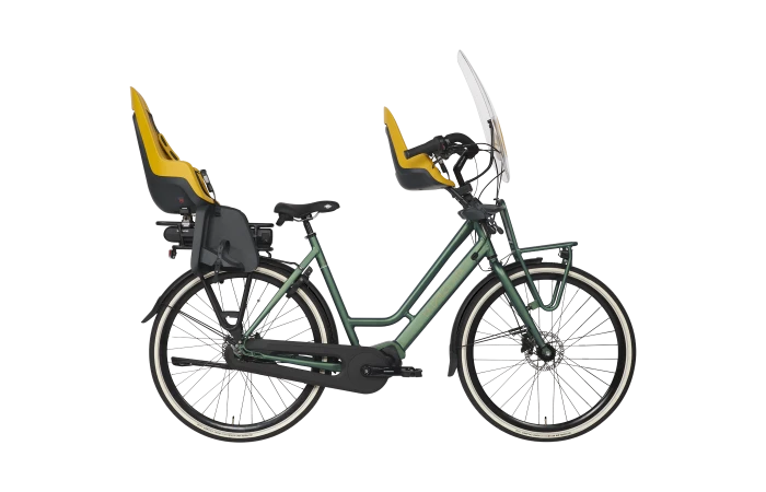 BSP La Dolce Vita E Middenmotor Familiefiets Honing Groen Mat 3 BSP La Dolce Vita E Middenmotor Familiefiets Honing Groen Mat