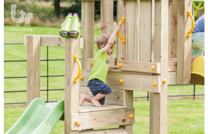 Blue Rabbit Cascade Speeltoren 120 Cm Hout Pakket 4 Blue Rabbit Cascade Speeltoren 120 Cm Hout Pakket - Afbeelding 2