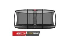 BERG Grand Elite InGround 520x345 Grijs + Veiligheidsnet Deluxe