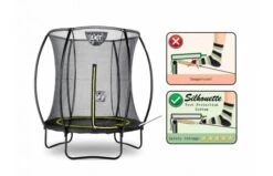 EXIT Silhouette Trampoline Met Veiligheidsnet 183 Zwart -Buitenspeelgoed Winkel cfa935bb1e8729fa193097b1ff191ba1f78185bbab9c9fa4008c548fc3e99df7