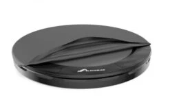 Akrobat Afdekhoes Flat To The Ground Trampoline 430 Grijs -Buitenspeelgoed Winkel cover inground aboveground round black 3