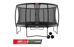 BERG Elite Regular 430 Grijs Levels + Veiligheidsnet Deluxe