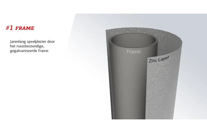 BERG Favorit Regular 430 Grijs + Veiligheidsnet Comfort 12 BERG Favorit Regular 430 Grijs + Veiligheidsnet Comfort - Afbeelding 10