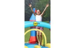 Happy Hop Springkussen Met Dubbele Glijbaan -Buitenspeelgoed Winkel double2