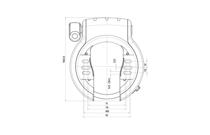 Axa Ringslot Defender Zilver/Zwart ART2 5 Axa Ringslot Defender Zilver/Zwart ART2 - Afbeelding 3