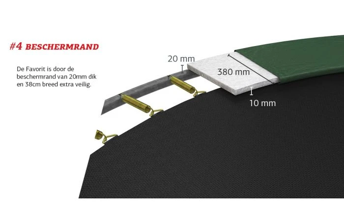 BERG Favorit Regular 430 Grijs + Veiligheidsnet Comfort 15 BERG Favorit Regular 430 Grijs + Veiligheidsnet Comfort - Afbeelding 13