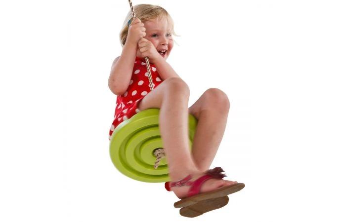 KBT Kunststof Schotelschommel Groen - PP 4 KBT Kunststof Schotelschommel Groen - PP - Afbeelding 2