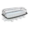 EXIT Zwembad Overkapping 400x200cm Universeel -Buitenspeelgoed Winkel exit dome for frame pool 400x200cm universeel