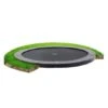 EXIT InTerra GroundLevel 427cm Trampoline Grijs -Buitenspeelgoed Winkel exit interra groundlevel trampoline o427cm grijs