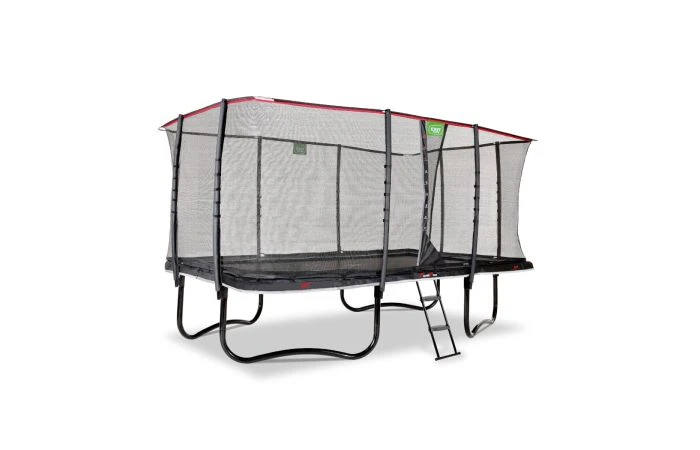 EXIT PeakPro Trampoline Met Veiligheidsnet 275x458 Zwart 4 EXIT PeakPro Trampoline Met Veiligheidsnet 275x458 Zwart - Afbeelding 2