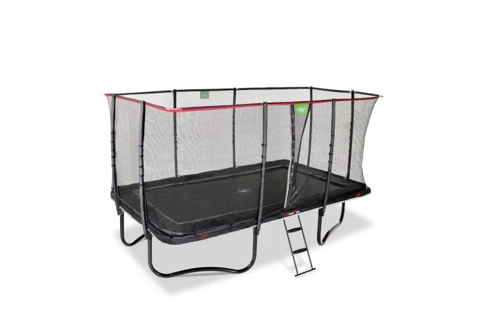 EXIT PeakPro Trampoline Met Veiligheidsnet 275x458 Zwart 5 EXIT PeakPro Trampoline Met Veiligheidsnet 275x458 Zwart - Afbeelding 3