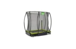 EXIT Silhouette Inground Trampoline Met Veiligheidsnet 153x214 Groen -Buitenspeelgoed Winkel exit silhouette inground trampoline 153x214cm met veiligheidsnet groen 1