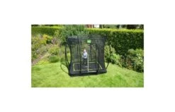 EXIT Silhouette Inground Trampoline Met Veiligheidsnet 153x214 Zwart -Buitenspeelgoed Winkel exit silhouette inground trampoline 153x214cm met veiligheidsnet zwart 9