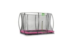 EXIT Silhouette Inground Trampoline Met Veiligheidsnet 214x305 Roze 12 EXIT Silhouette Inground Trampoline Met Veiligheidsnet 214x305 Roze -Buitenspeelgoed Winkel exit silhouette inground trampoline 214x305cm met veiligheidsnet roze 1