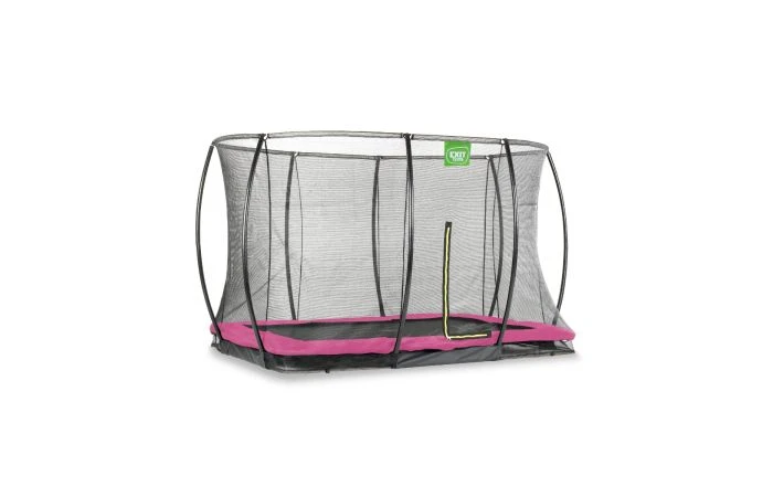 EXIT Silhouette Inground Trampoline Met Veiligheidsnet 214x305 Roze 4 EXIT Silhouette Inground Trampoline Met Veiligheidsnet 214x305 Roze - Afbeelding 2