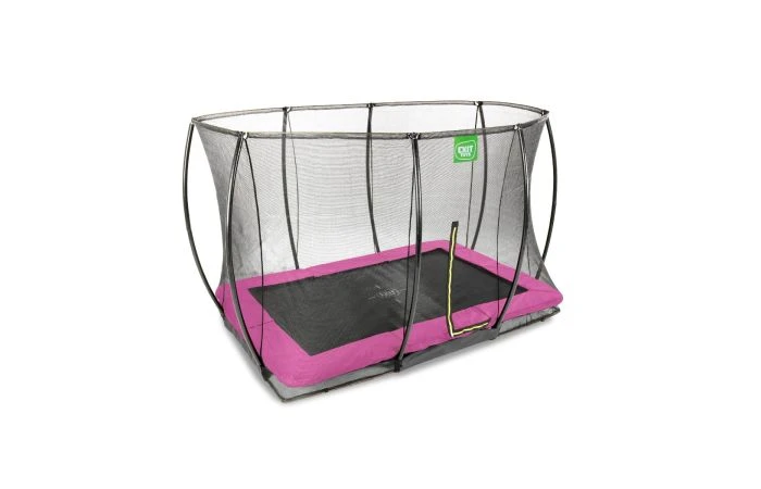 EXIT Silhouette Inground Trampoline Met Veiligheidsnet 214x305 Roze 5 EXIT Silhouette Inground Trampoline Met Veiligheidsnet 214x305 Roze - Afbeelding 3