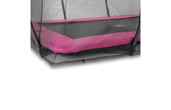 EXIT Silhouette Inground Trampoline Met Veiligheidsnet 214x305 Roze 10 EXIT Silhouette Inground Trampoline Met Veiligheidsnet 214x305 Roze - Afbeelding 8