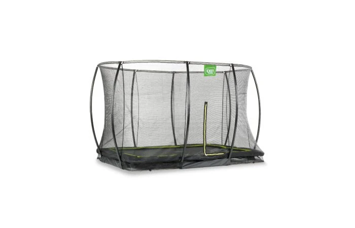 EXIT Silhouette Inground Trampoline Met Veiligheidsnet 214x305 Zwart 4 EXIT Silhouette Inground Trampoline Met Veiligheidsnet 214x305 Zwart - Afbeelding 2