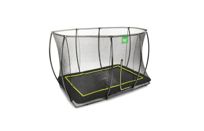 EXIT Silhouette Inground Trampoline Met Veiligheidsnet 214x305 Zwart 5 EXIT Silhouette Inground Trampoline Met Veiligheidsnet 214x305 Zwart - Afbeelding 3