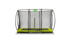 EXIT Silhouette Inground Trampoline Met Veiligheidsnet 244x366 Groen