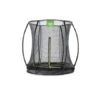 EXIT Silhouette Inground Met Veiligheidsnet 183 Zwart -Buitenspeelgoed Winkel exit silhouette inground trampoline o183cm met veiligheidsnet zwart