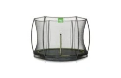 EXIT Silhouette Inground Trampoline Met Veiligheidsnet 244 Zwart