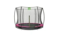 EXIT Silhouette Inground Trampoline Met Veiligheidsnet 305 Roze