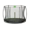 EXIT Silhouette Inground Trampoline Met Veiligheidsnet 305 Zwart -Buitenspeelgoed Winkel exit silhouette inground trampoline o305cm met veiligheidsnet zwart