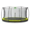 EXIT Silhouette Inground Trampoline Met Veiligheidsnet 427 Groen -Buitenspeelgoed Winkel exit silhouette inground trampoline o427cm met veiligheidsnet groen