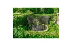 EXIT Silhouette Inground Trampoline Met Veiligheidsnet 427 Groen -Buitenspeelgoed Winkel exit silhouette inground trampoline o427cm met veiligheidsnet groen 6