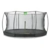 EXIT Silhouette Inground Trampoline Met Veiligheidsnet 427 Zwart -Buitenspeelgoed Winkel exit silhouette inground trampoline o427cm met veiligheidsnet zwart