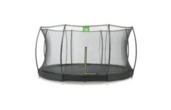 EXIT Silhouette Inground Trampoline Met Veiligheidsnet 427 Zwart