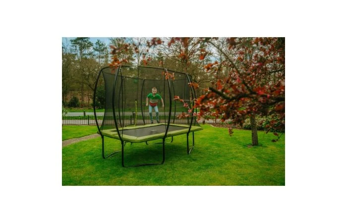 EXIT Silhouette Trampoline Met Veiligheidsnet 244x366 Groen 12 EXIT Silhouette Trampoline Met Veiligheidsnet 244x366 Groen - Afbeelding 11
