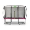 EXIT Silhouette Trampoline Met Veiligheidsnet 214x305 Roze -Buitenspeelgoed Winkel exit silhouette trampoline 214x305cm roze