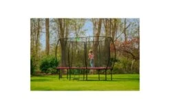 EXIT Silhouette Trampoline Met Veiligheidsnet 214x305 Roze -Buitenspeelgoed Winkel exit silhouette trampoline 214x305cm roze 11