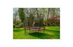 EXIT Silhouette Trampoline Met Veiligheidsnet 214x305 Roze -Buitenspeelgoed Winkel exit silhouette trampoline 214x305cm roze 12