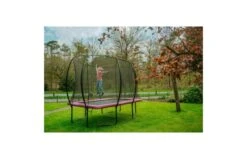 EXIT Silhouette Trampoline Met Veiligheidsnet 214x305 Roze -Buitenspeelgoed Winkel exit silhouette trampoline 214x305cm roze 9